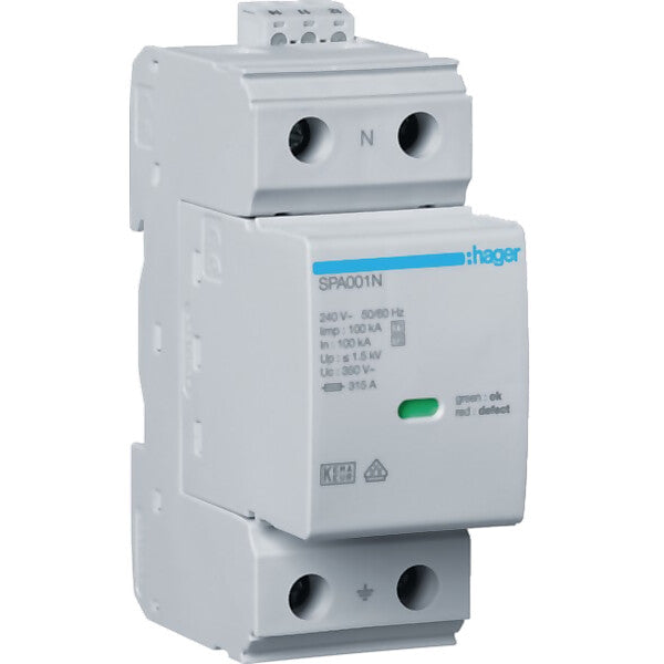 Hager Kombiableiter 3P T1+T2+T3 SPA180N